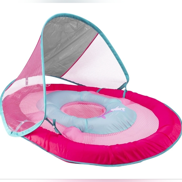 SwimWays Swim Swimways Baby Spring Float Sun Canopy Pink Mermaid Unicorn Poshmark